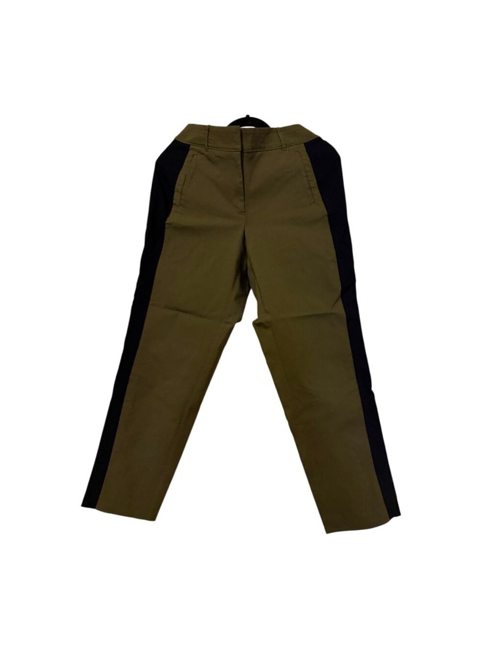 Women's Lane Bryant Olive Green & Black Straight Leg Pants Size 14